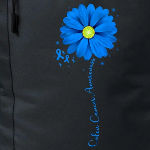 Colon Cancer Awareness Sunflower Ribbon Daily Commute Backpack