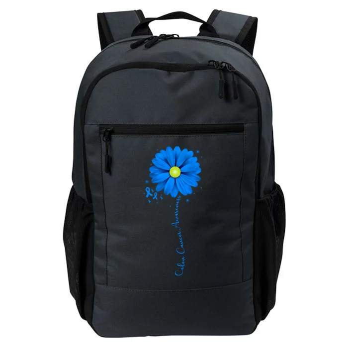 Colon Cancer Awareness Sunflower Ribbon Daily Commute Backpack