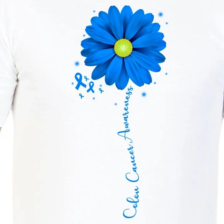 Colon Cancer Awareness Sunflower Ribbon Comfort Colors T-Shirt