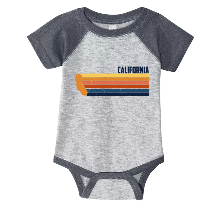 Retro Vintage Cali Infant Baby Jersey Bodysuit