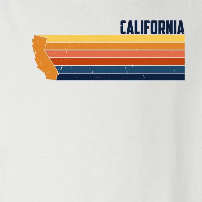 Retro Vintage Cali Toddler Long Sleeve Shirt