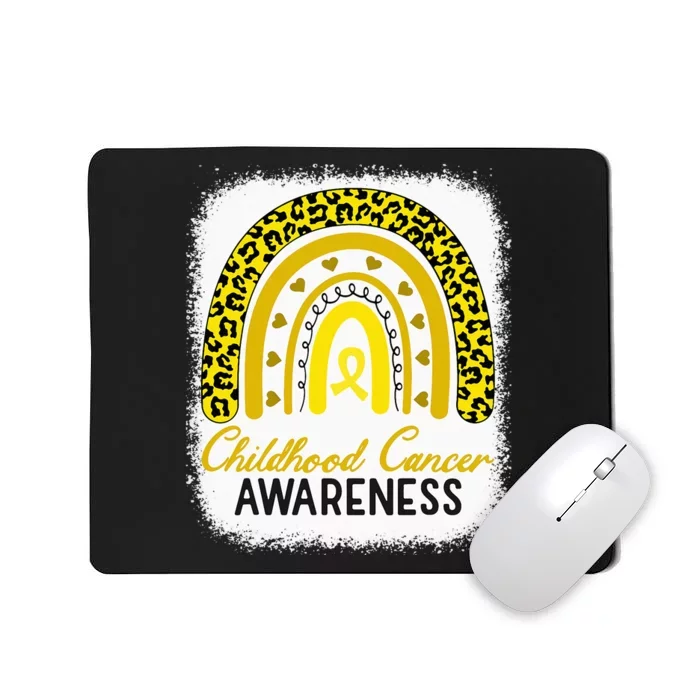 Childhood Cancer Awareness Hope Support Strong Warrior Mousepad