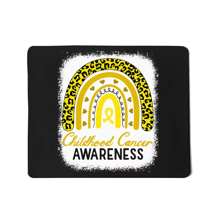 Childhood Cancer Awareness Hope Support Strong Warrior Mousepad