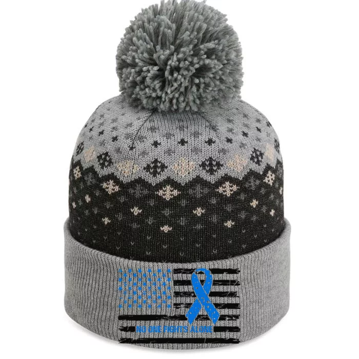 Colon Cancer Awareness The Baniff Cuffed Pom Beanie