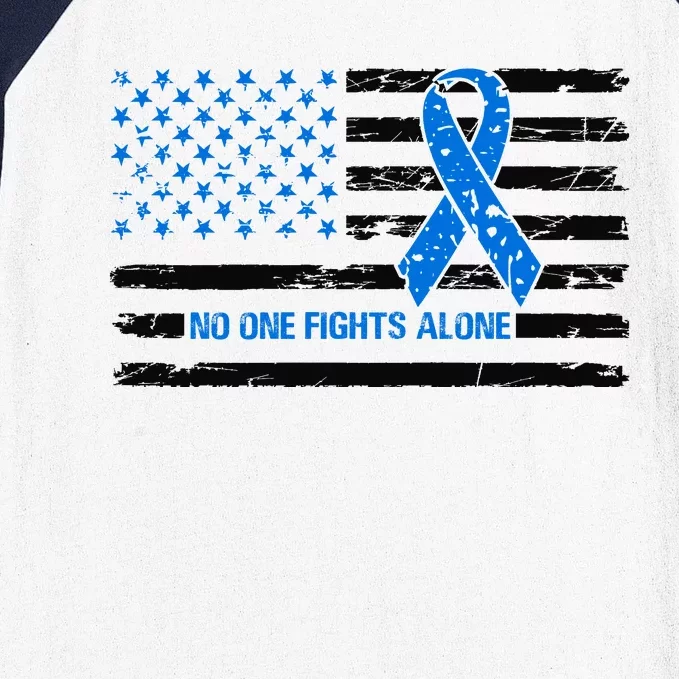 Colon Cancer Awareness Baseball Sleeve Shirt