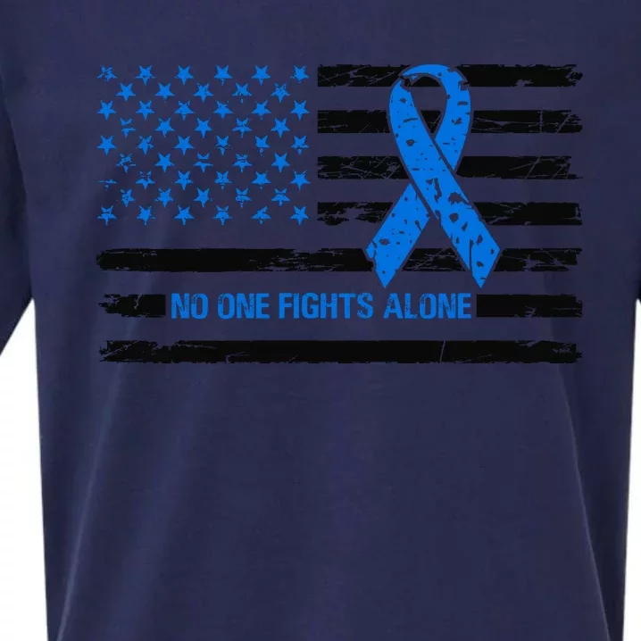 Colon Cancer Awareness Sueded Cloud Jersey T-Shirt