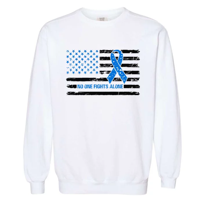 Colon Cancer Awareness Garment-Dyed Sweatshirt