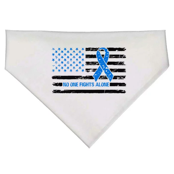 Colon Cancer Awareness USA-Made Doggie Bandana