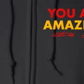 C.A.I.T.L.I.N Clark & Aliyah Boston You Are Amazing Full Zip Hoodie