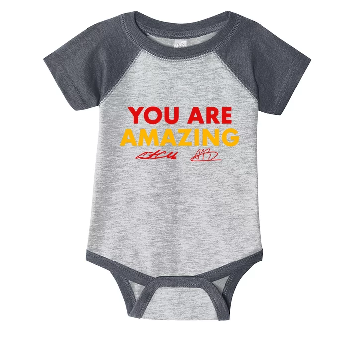 C.A.I.T.L.I.N Clark & Aliyah Boston You Are Amazing Infant Baby Jersey Bodysuit