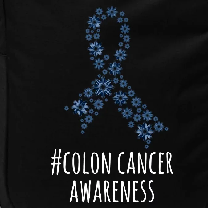 Colon Cancer Awareness Ribbon Impact Tech Backpack