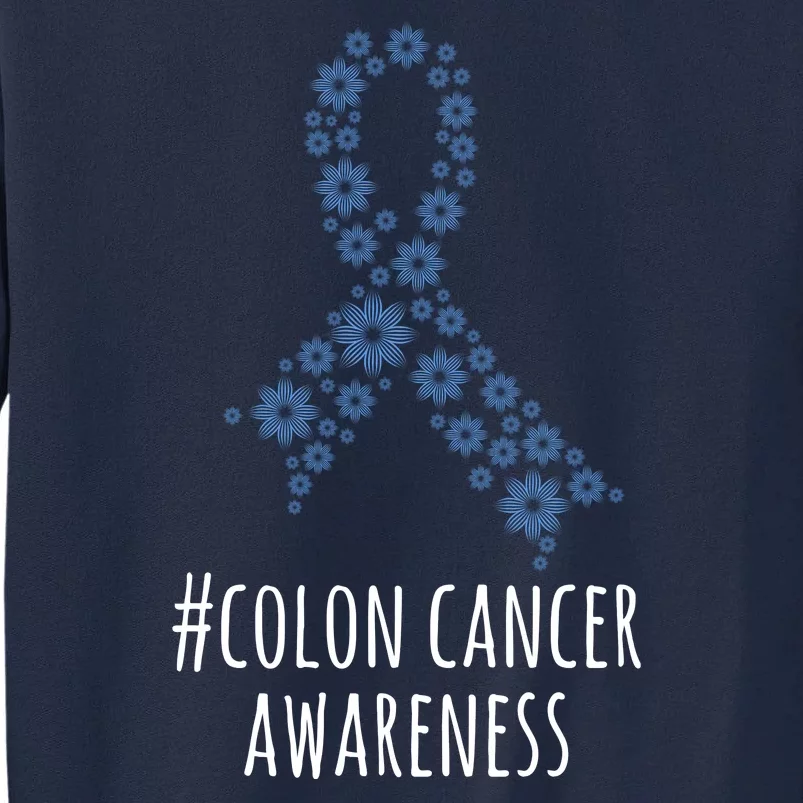 Colon Cancer Awareness Ribbon Tall Sweatshirt