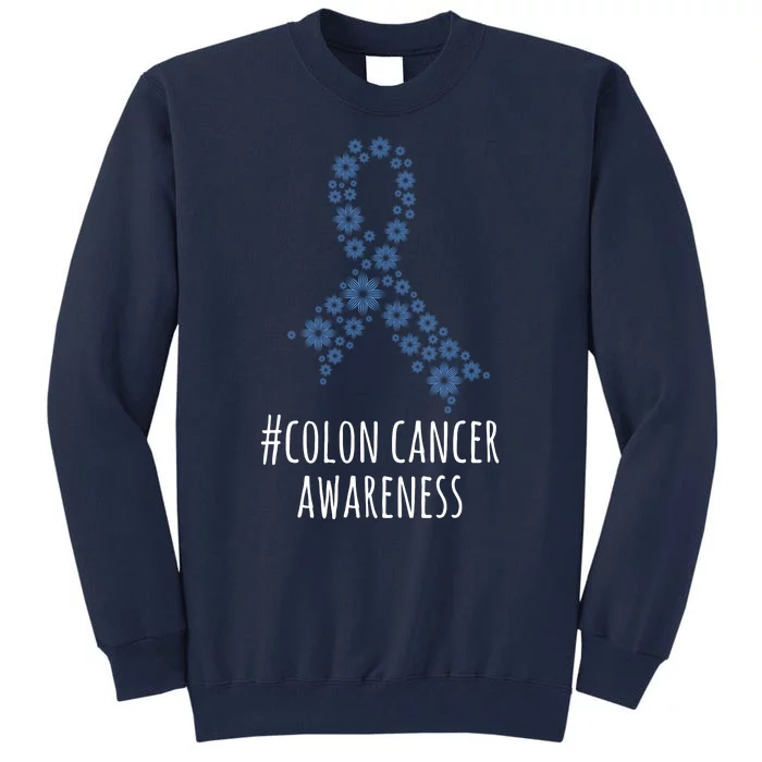 Colon Cancer Awareness Ribbon Tall Sweatshirt