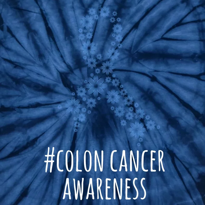 Colon Cancer Awareness Ribbon Tie-Dye T-Shirt