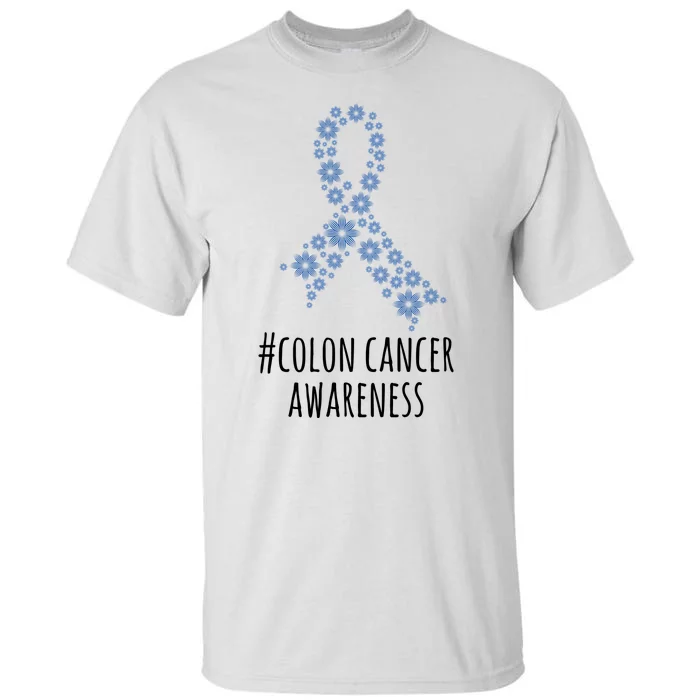 Colon Cancer Awareness Ribbon Tall T-Shirt