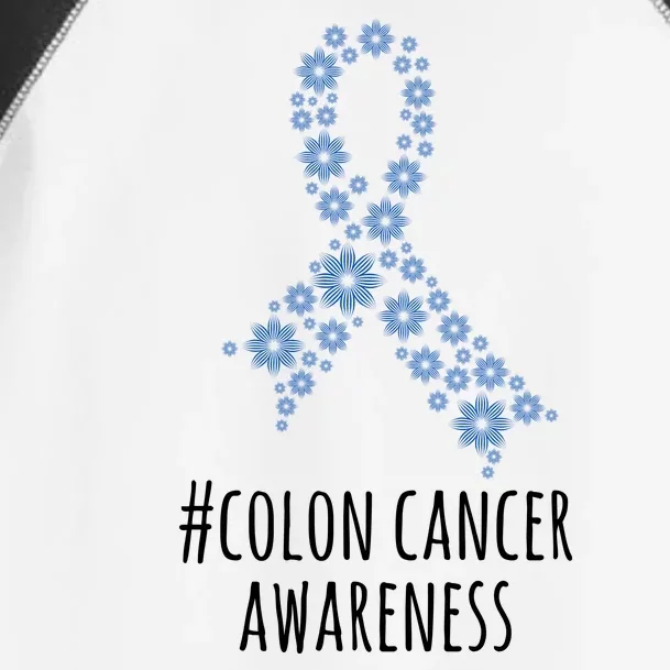 Colon Cancer Awareness Ribbon Toddler Fine Jersey T-Shirt