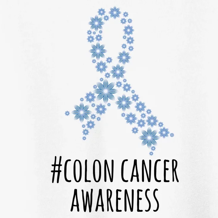 Colon Cancer Awareness Ribbon Toddler T-Shirt