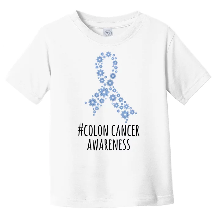 Colon Cancer Awareness Ribbon Toddler T-Shirt