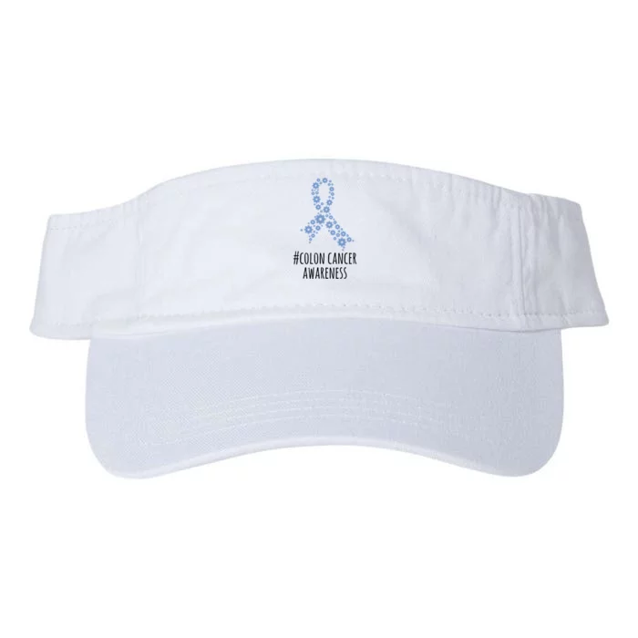 Colon Cancer Awareness Ribbon Valucap Bio-Washed Visor