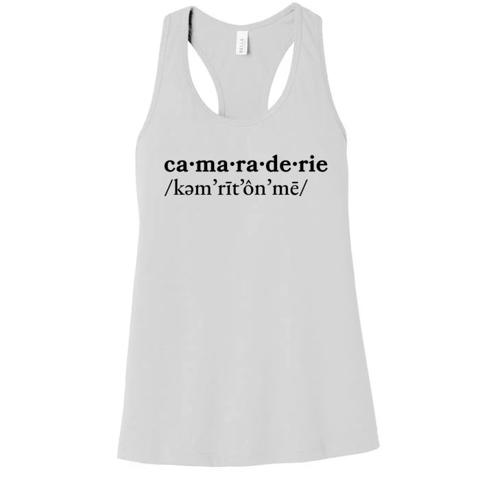 Camaraderie Women's Racerback Tank