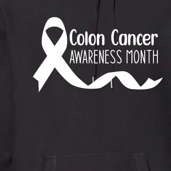 Colon Cancer Awareness Month Black Premium Hoodie