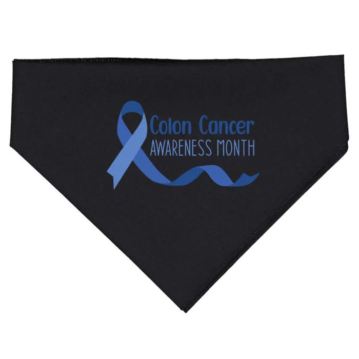 Colon Cancer Awareness Month USA-Made Doggie Bandana