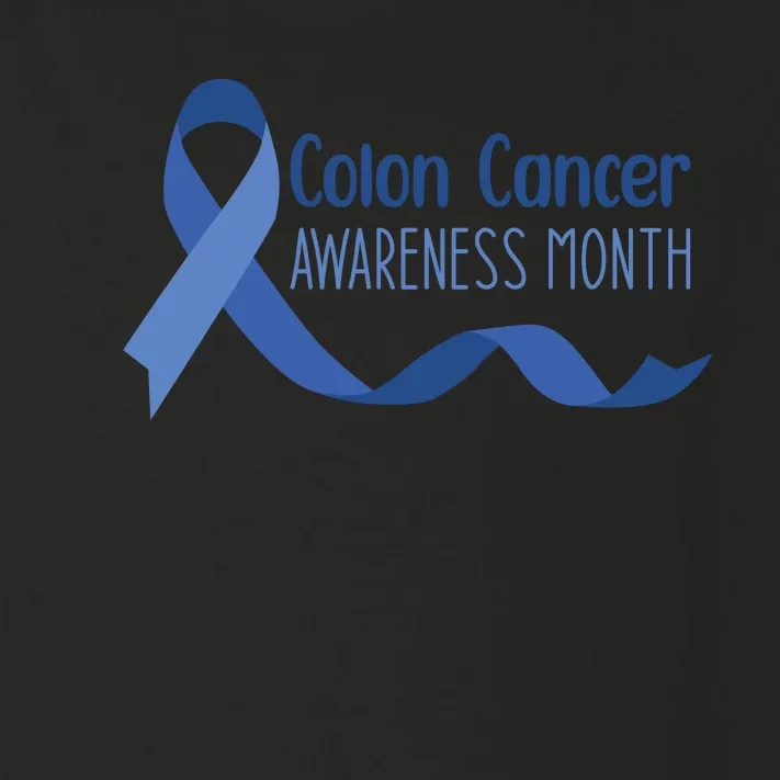 Colon Cancer Awareness Month Toddler Long Sleeve Shirt