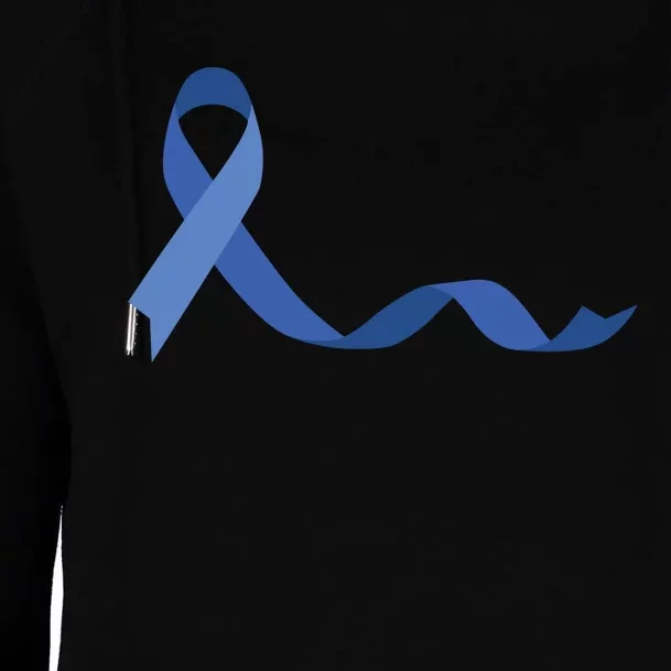 Colon Cancer Awareness Ribbon Womens Funnel Neck Pullover Hood