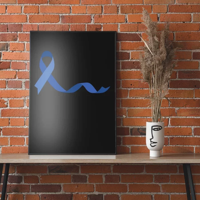 Colon Cancer Awareness Ribbon Poster