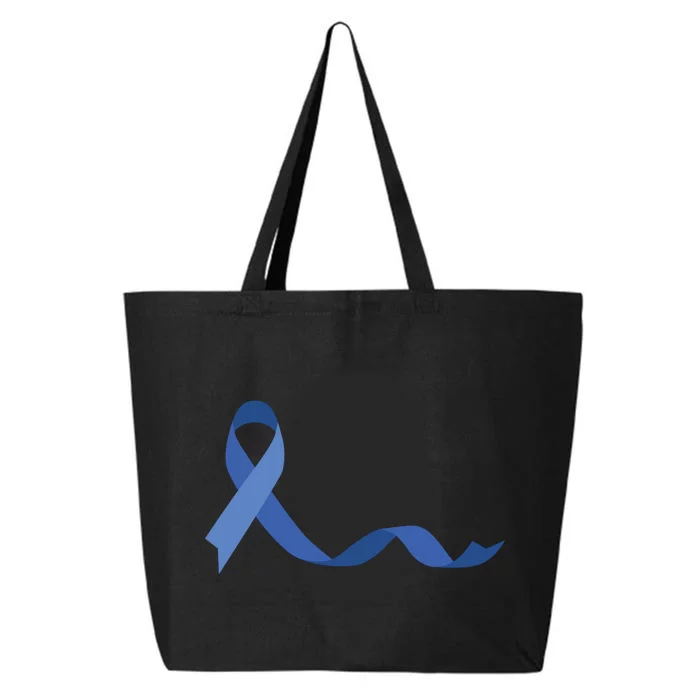 Colon Cancer Awareness Ribbon 25L Jumbo Tote