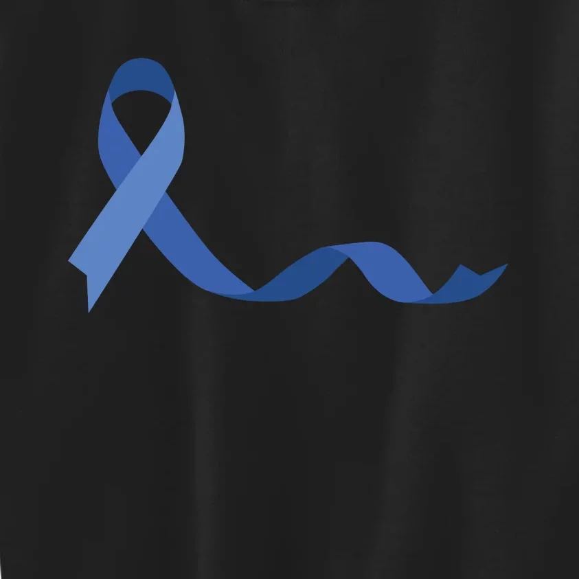 Colon Cancer Awareness Ribbon Kids Sweatshirt