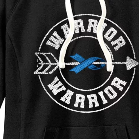 Colon Cancer Awareness Colonoscopy Warrior Survivor Gift Cool Gift Women's Fleece Hoodie