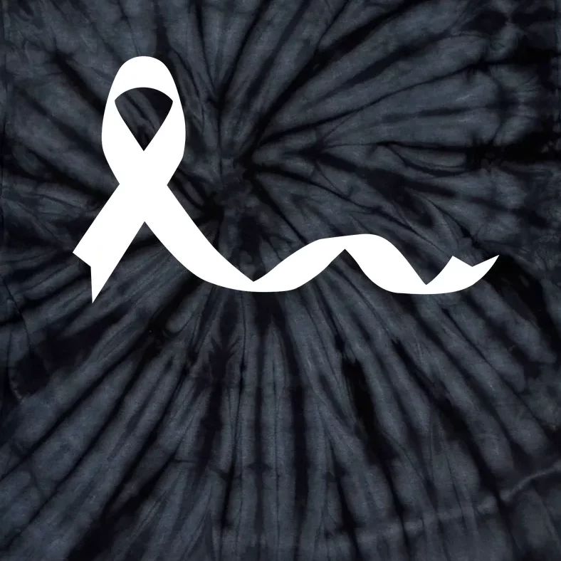 Colon Cancer Awareness Ribbon Black Tie-Dye T-Shirt