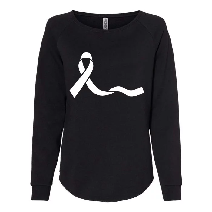 Colon Cancer Awareness Ribbon Black Womens California Wash Sweatshirt