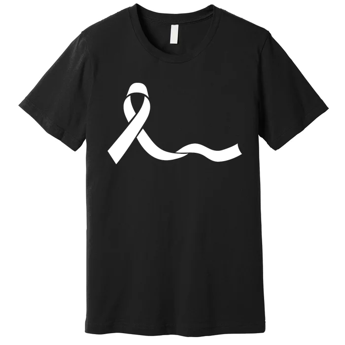 Colon Cancer Awareness Ribbon Black Premium T-Shirt