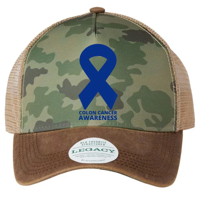 Colon Cancer Awareness Ribbon Legacy Tie Dye Trucker Hat