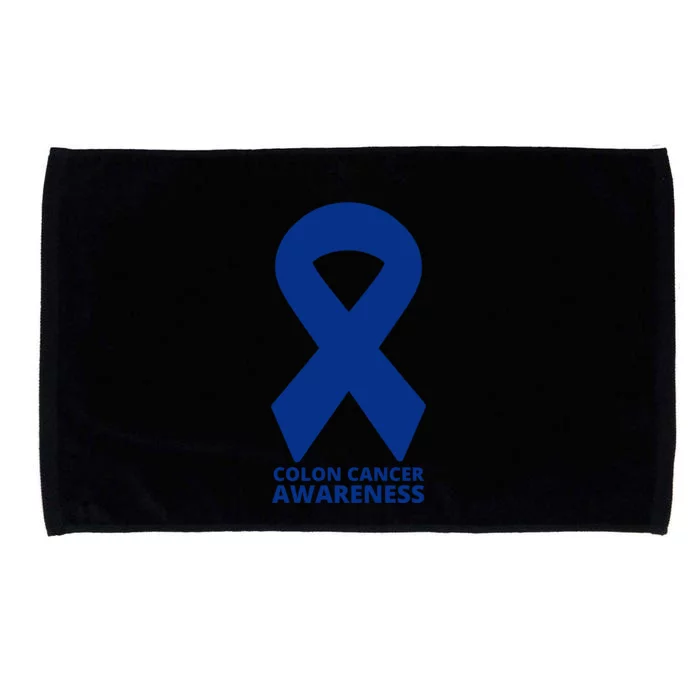 Colon Cancer Awareness Ribbon Microfiber Hand Towel