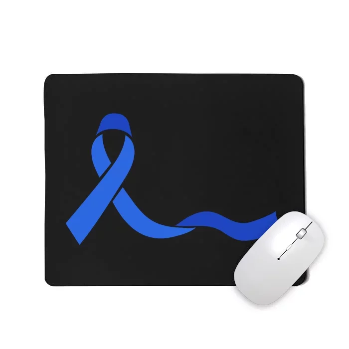 Colon Cancer Awareness Ribbon Mousepad