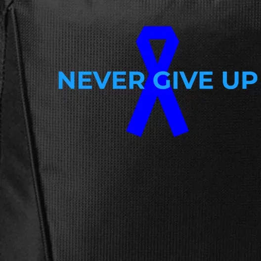 Colon Cancer Awareness Ribbons City Backpack