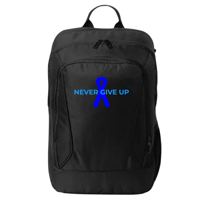 Colon Cancer Awareness Ribbons City Backpack