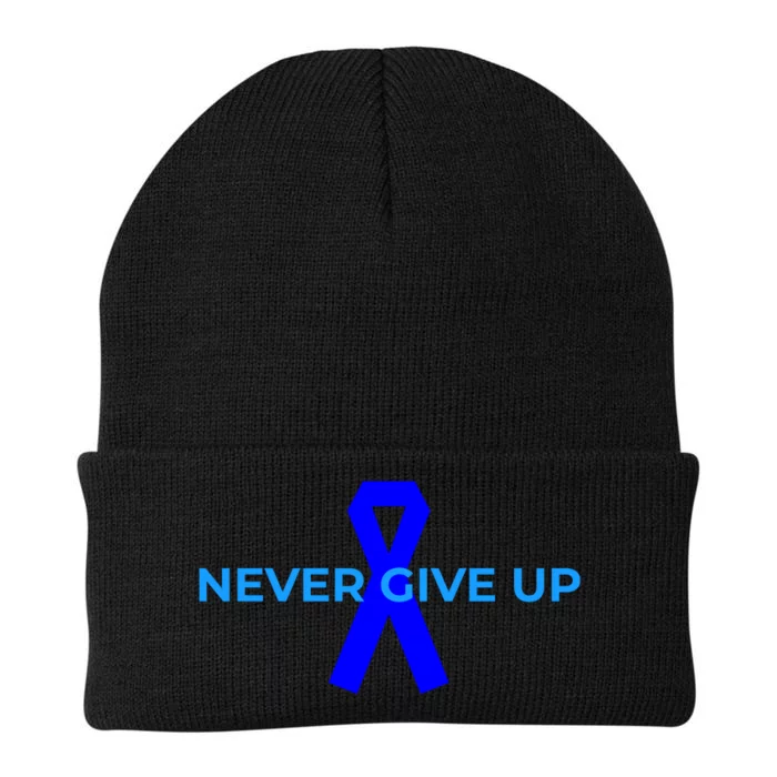 Colon Cancer Awareness Ribbons Knit Cap Winter Beanie