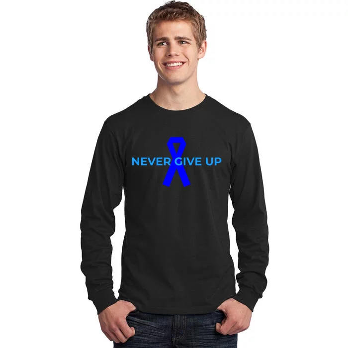 Colon Cancer Awareness Ribbons Tall Long Sleeve T-Shirt