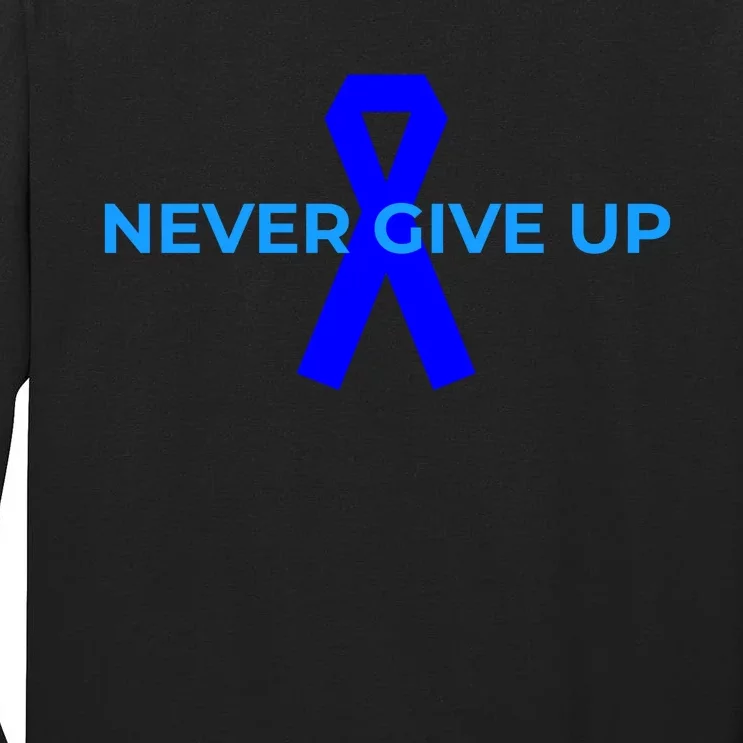 Colon Cancer Awareness Ribbons Tall Long Sleeve T-Shirt