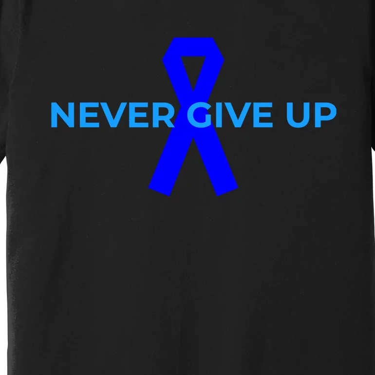 Colon Cancer Awareness Ribbons Premium T-Shirt