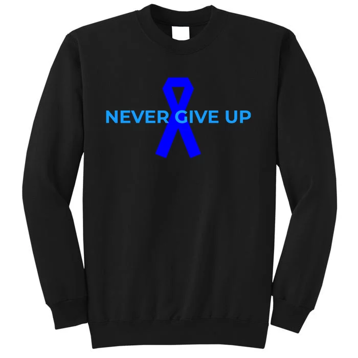 Colon Cancer Awareness Ribbons Tall Sweatshirt