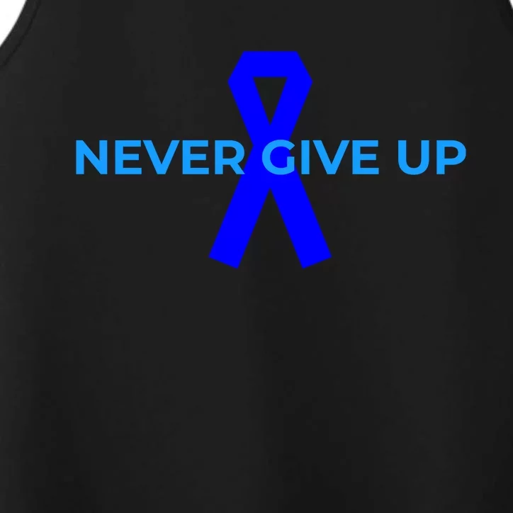 Colon Cancer Awareness Ribbons Performance Tank