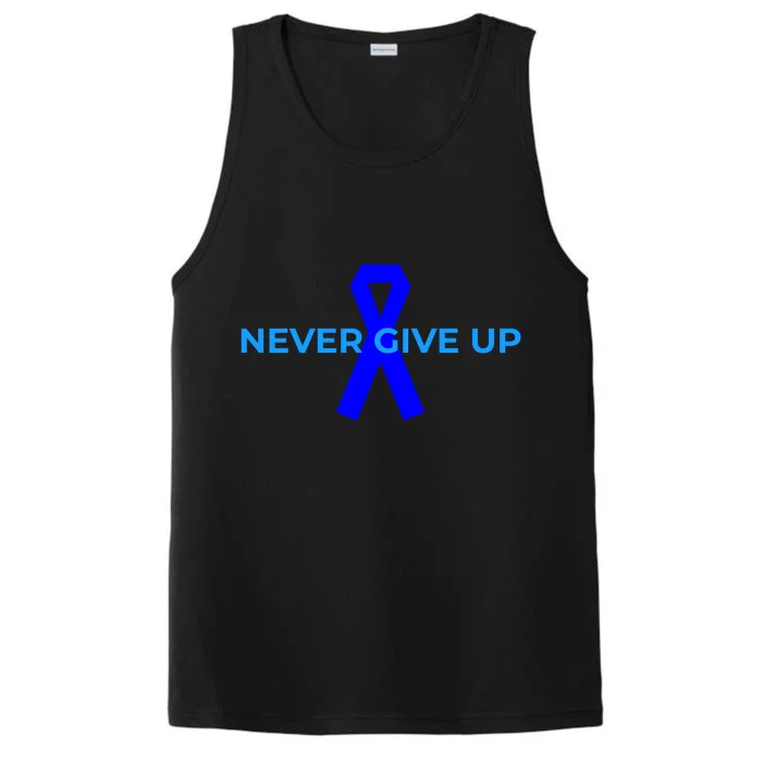 Colon Cancer Awareness Ribbons Performance Tank