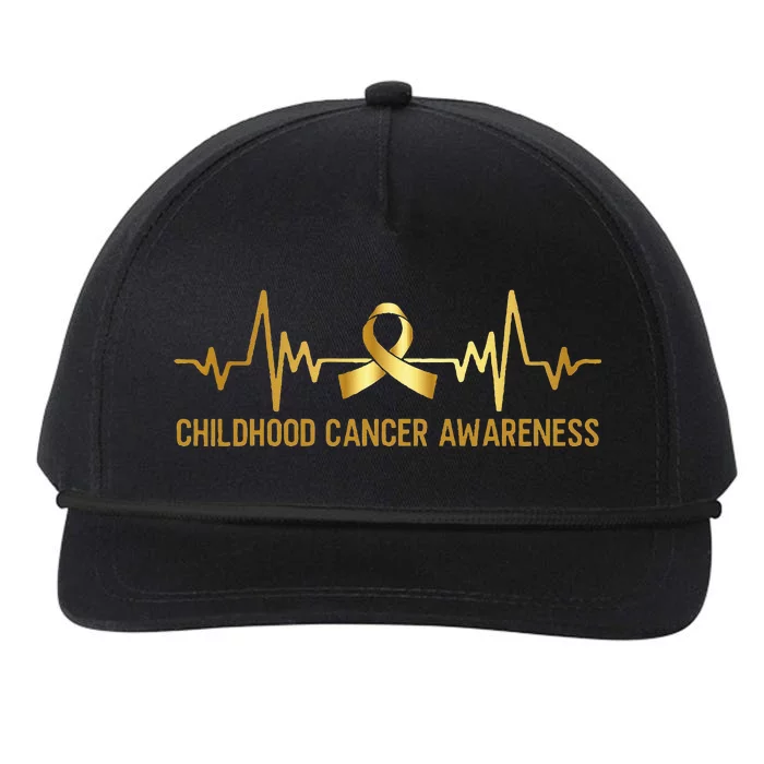 Childhood Cancer Awareness September Cancer Snapback Five-Panel Rope Hat