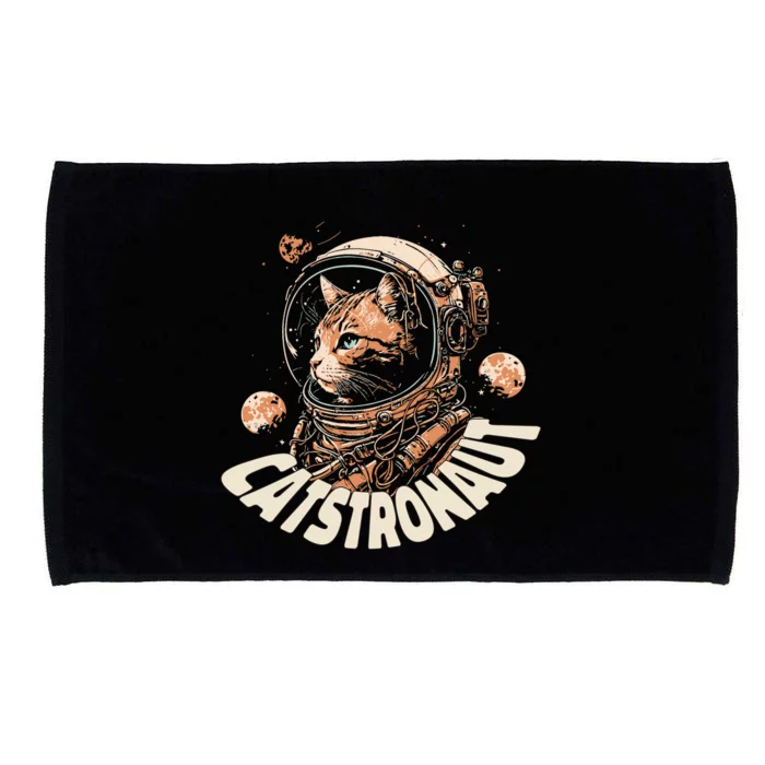 Catstronaut Cat Animal Astronaut Microfiber Hand Towel