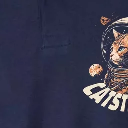 Catstronaut Cat Animal Astronaut Softstyle Adult Sport Polo